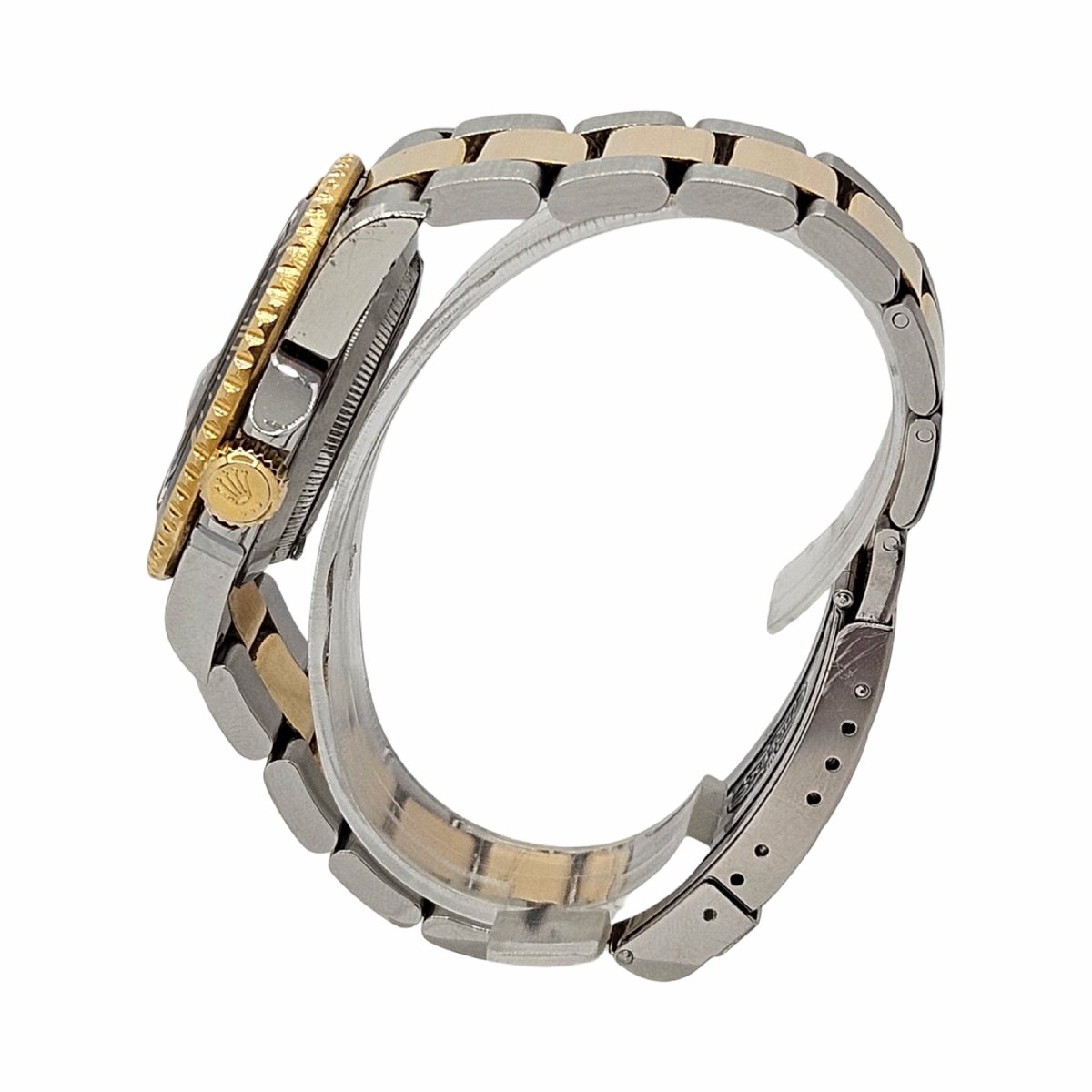 Rolex Submariner Date 40 18K Yellow Gold and Steel Black Dial Black Bezel Oyster Bracelet Ref.16613N C.2008