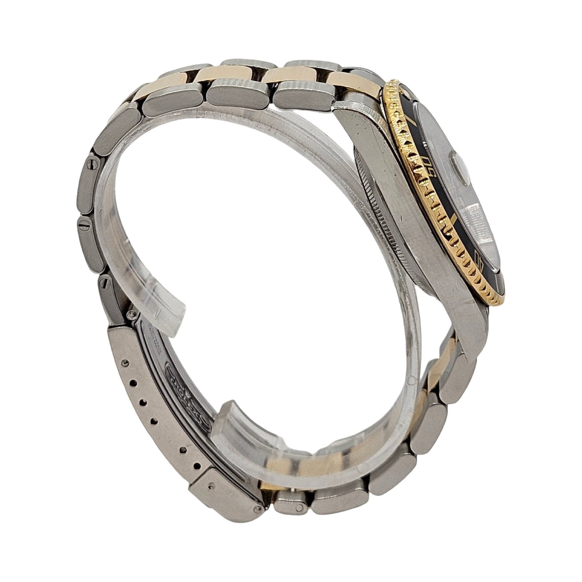Rolex Submariner Date 40 18K Yellow Gold and Steel Black Dial Black Bezel Oyster Bracelet Ref.16613N C.2008