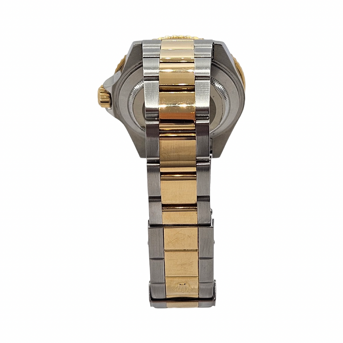 Rolex Submariner Date 40 18K Yellow Gold and Steel Black Dial Black Bezel Oyster Bracelet Ref.16613N C.2008