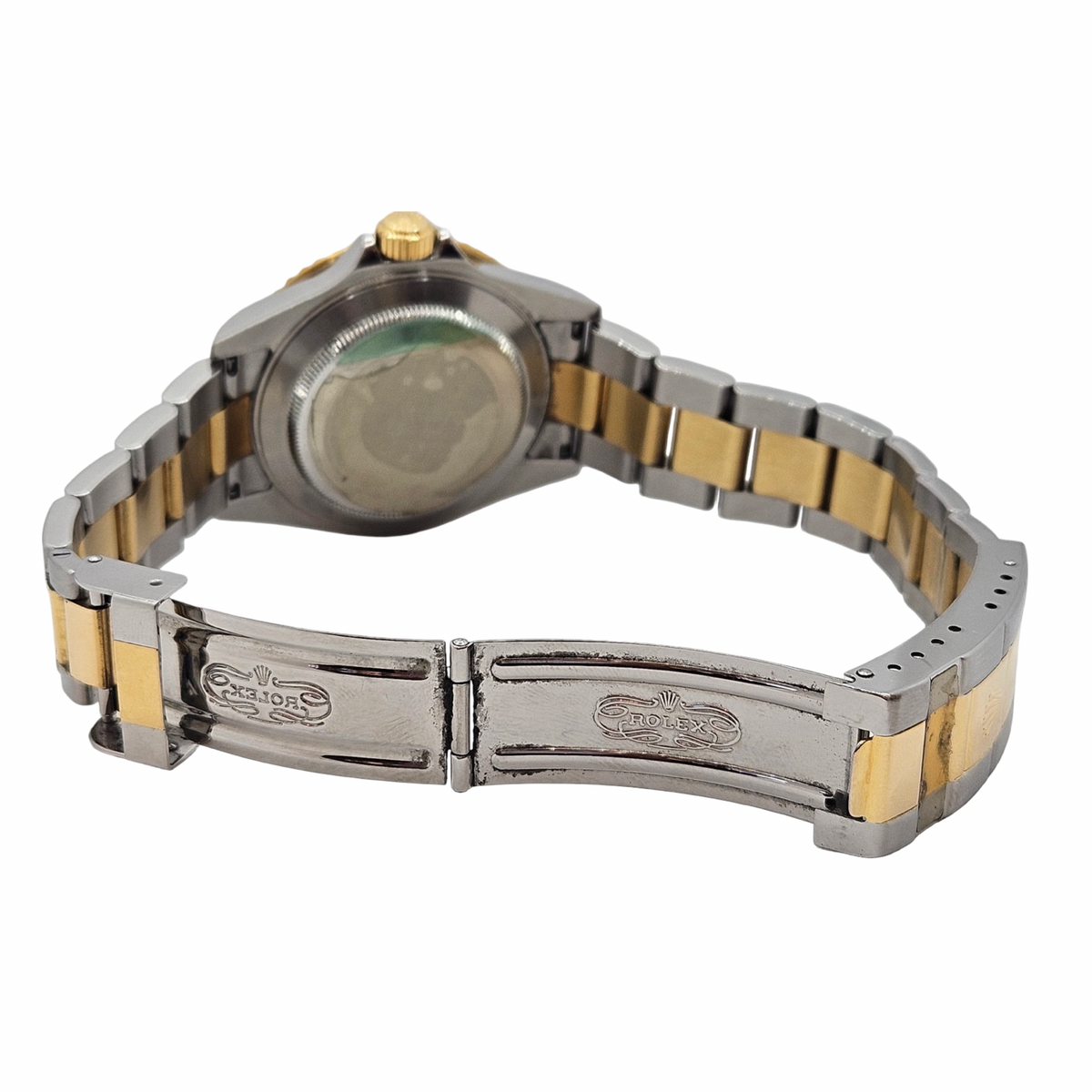 Rolex Submariner Date 40 18K Yellow Gold and Steel Black Dial Black Bezel Oyster Bracelet Ref.16613N C.2008
