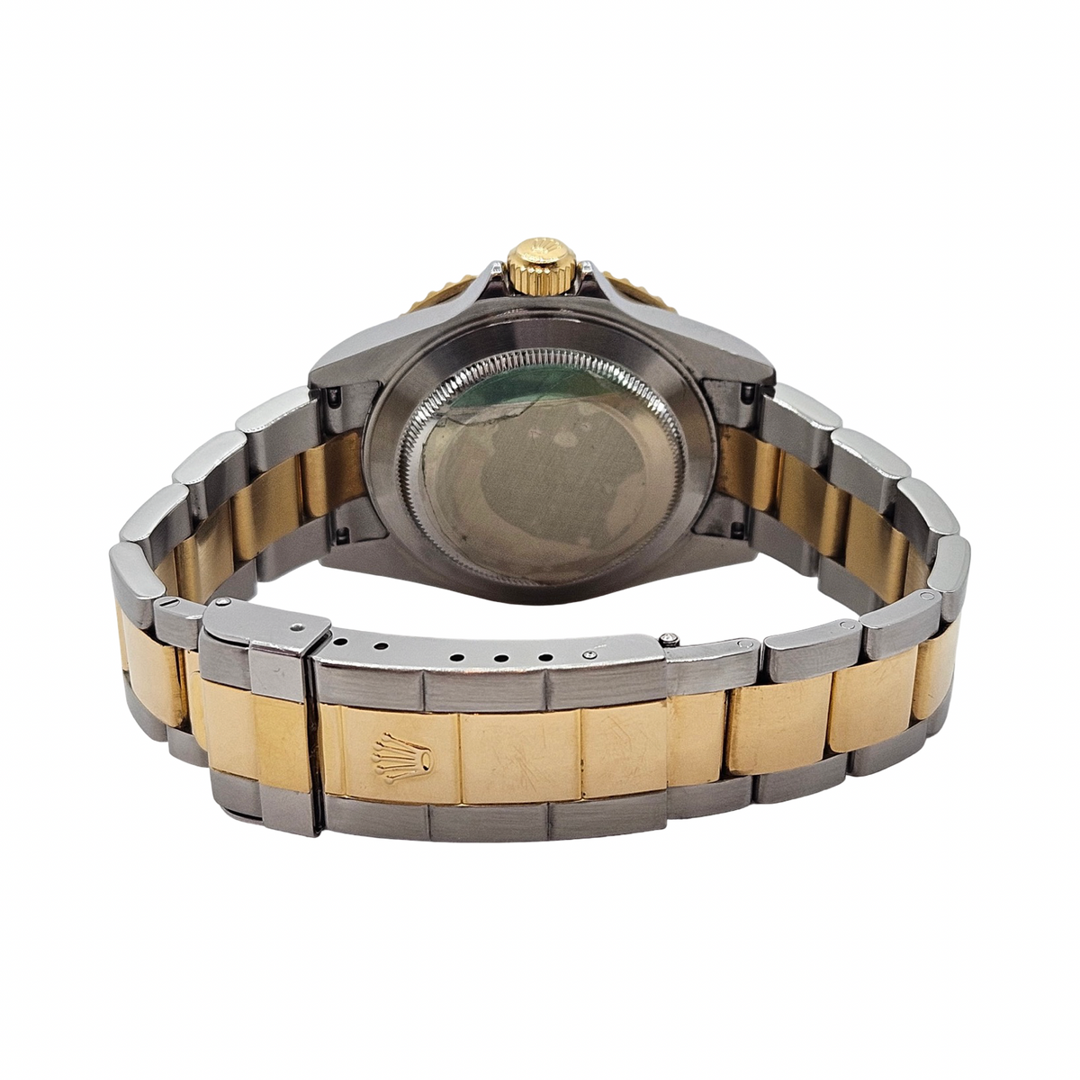 Rolex Submariner Date 40 18K Yellow Gold and Steel Black Dial Black Bezel Oyster Bracelet Ref.16613N C.2008