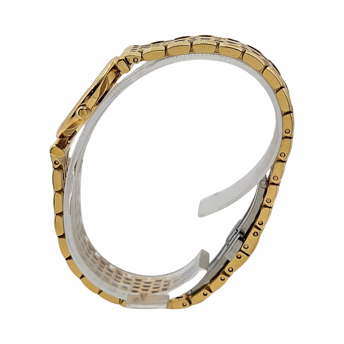 Longines La Grande Classique De Longines  24mm Quartz White Mother-of-Pearl Diamond Dial Gold PVD L4.209.2