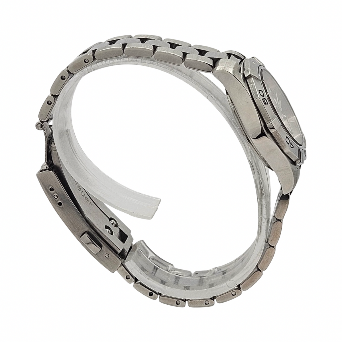 TAG Heuer Aquaracer 27mm Quartz Silver Dial Stainless Steel Bracelet WAF1412.BA0823
