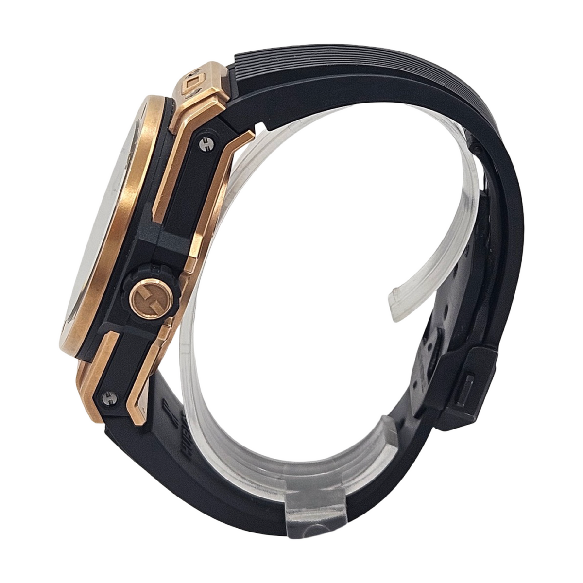 Hublot Big Bang MECA-10 King Gold 45mm Manual-winding Skeleton Black Rubber Strap 414.OI.1123.RX