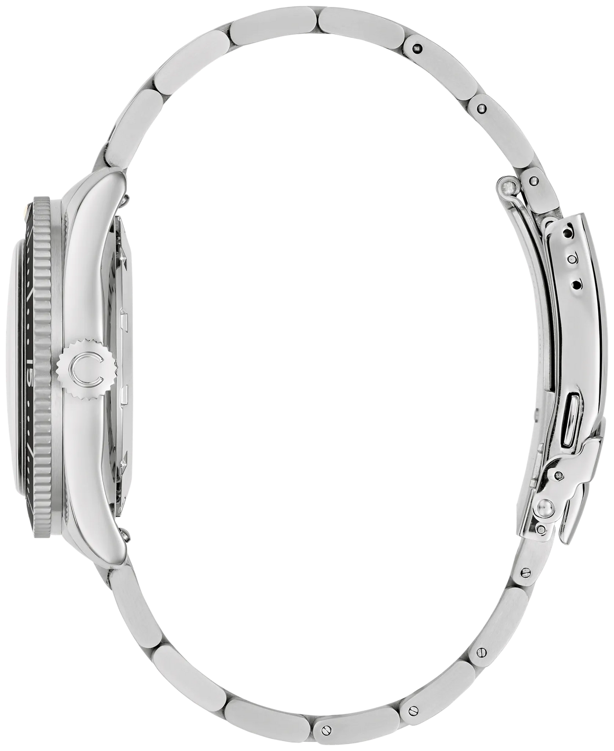 Caravelle Sea Hunter Automatic 39mm Black Dial Stainless Steel Bracelet 43B175