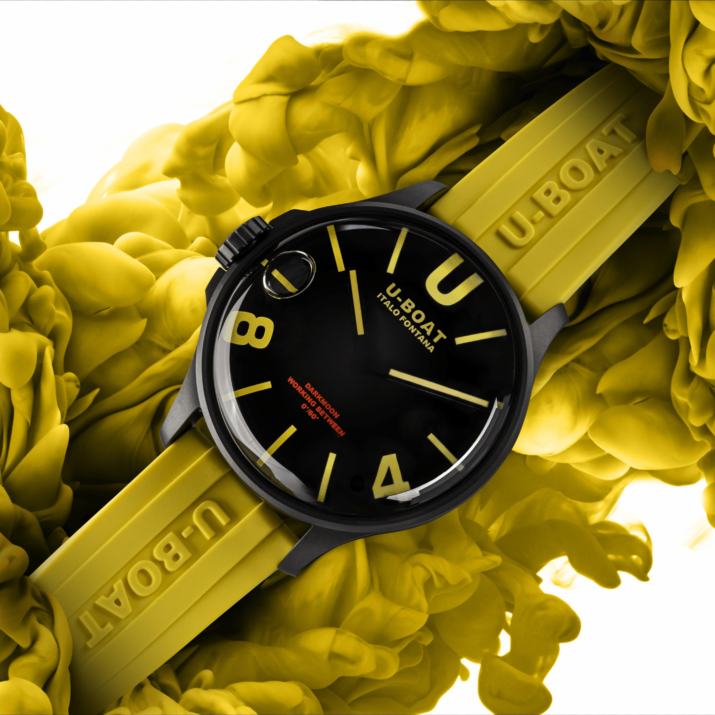 U-BOAT Darkmoon Capsoil 44mm Black/Yellow PVD 9522