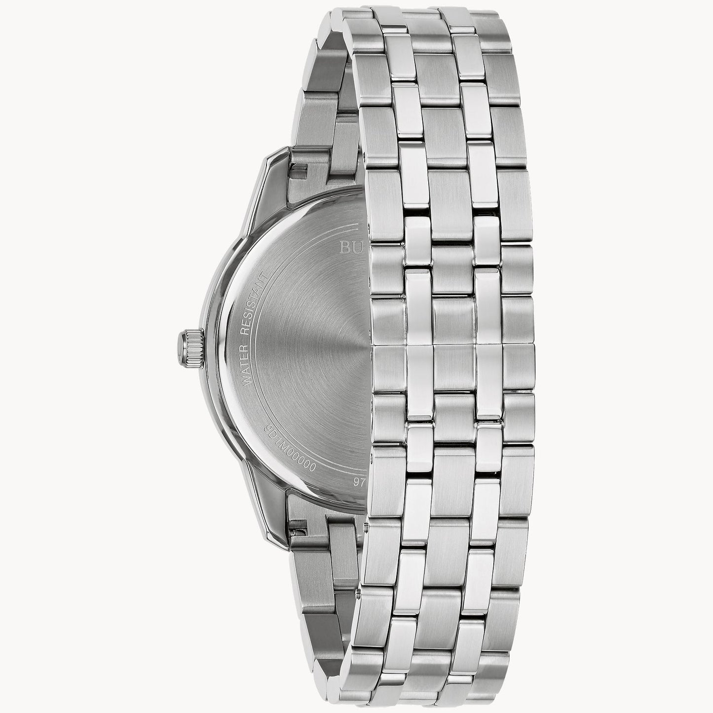 Bulova Sutton Men's Blue Dial Stainless Steel Bracelet 96B338