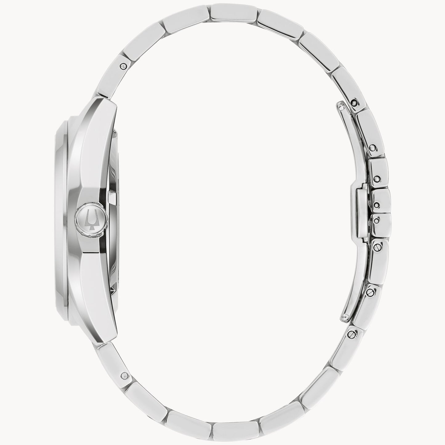 Bulova Surveyor Men's Light Blue Dial Stainless Steel Bracelet 96B469
