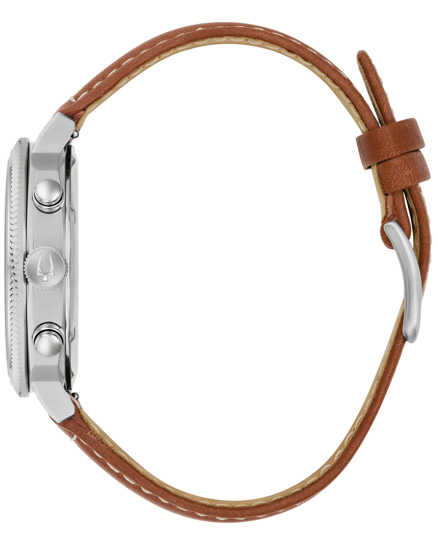 Bulova Military VW1 Special Edition Green Dial 42.5mm Quartz Brown Leather Strap 96B482
