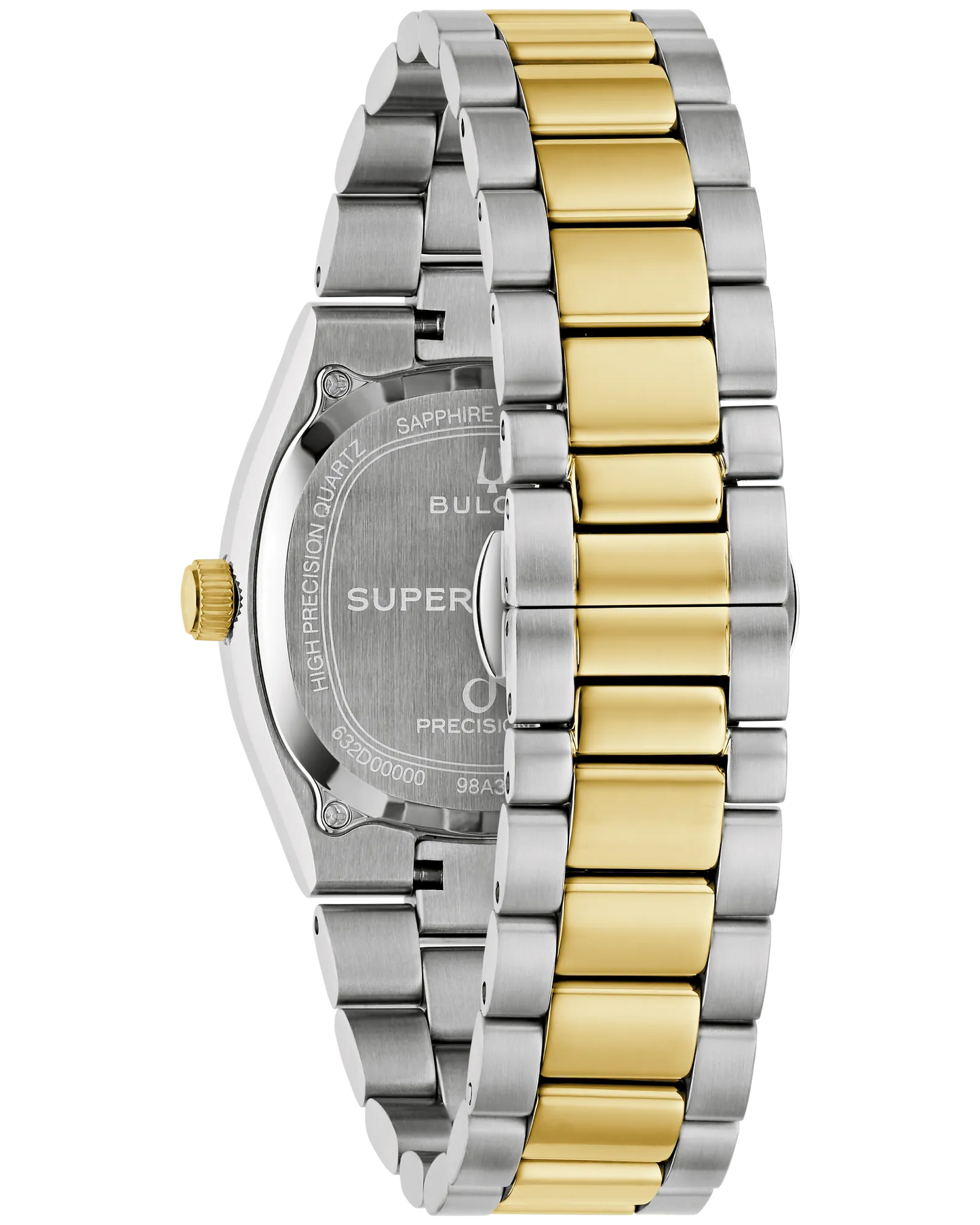 Bulova Super Seville Jade HPQ Precisionist Gold/Silver Tone 98A336