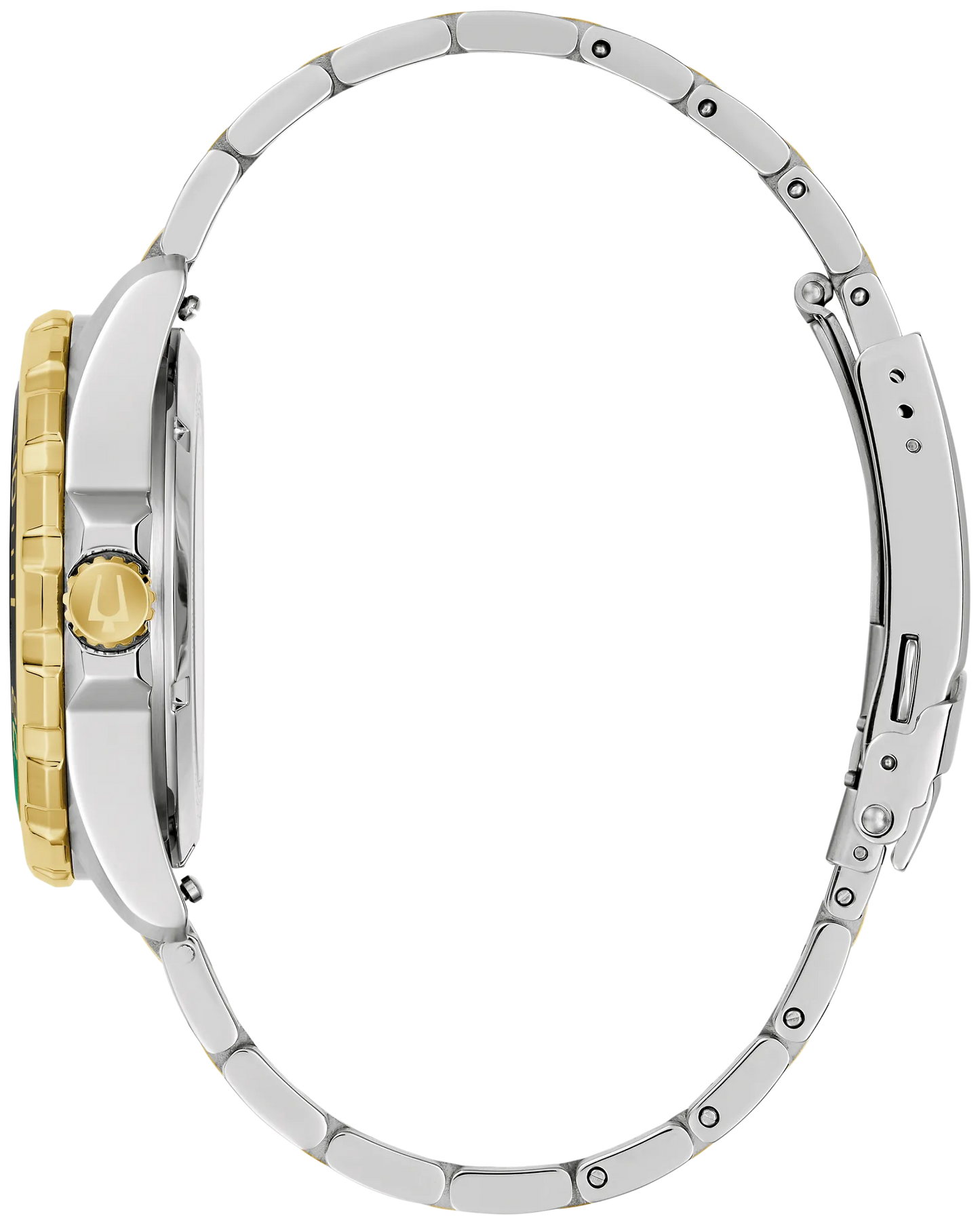 Bulova Marine Star Series B Automatic 41mm Green Dial Two Tone Stainless Steel 98B467