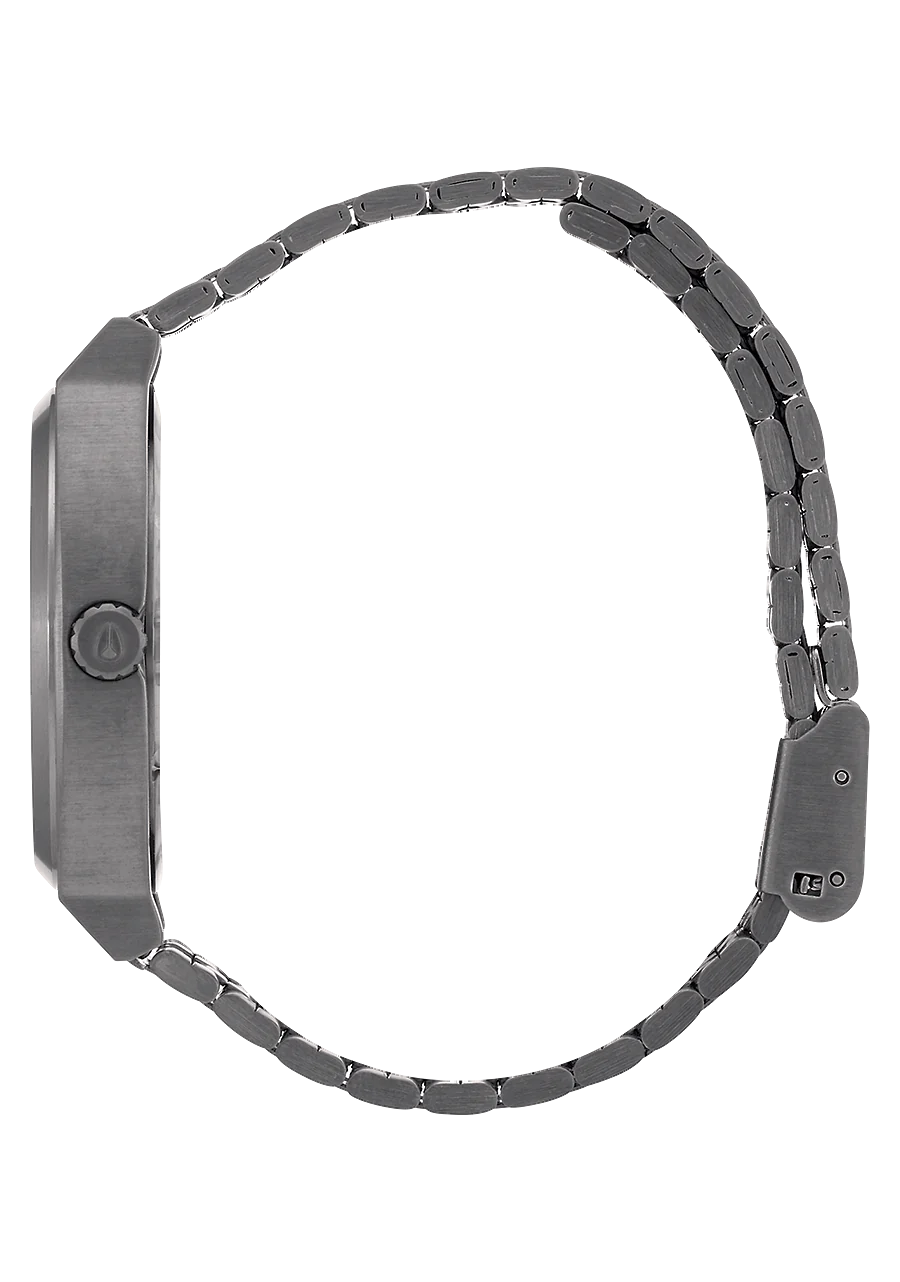 NIXON Orologio Analogico Al Quarzo Uomo-Donna Con Cinturino In Acciaio Inox – Modello A045-5098-00