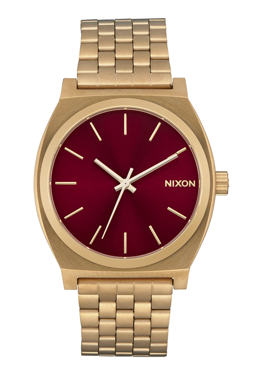 Nixon Time Teller Gold/ Oxblood Sunray A045 5098-00