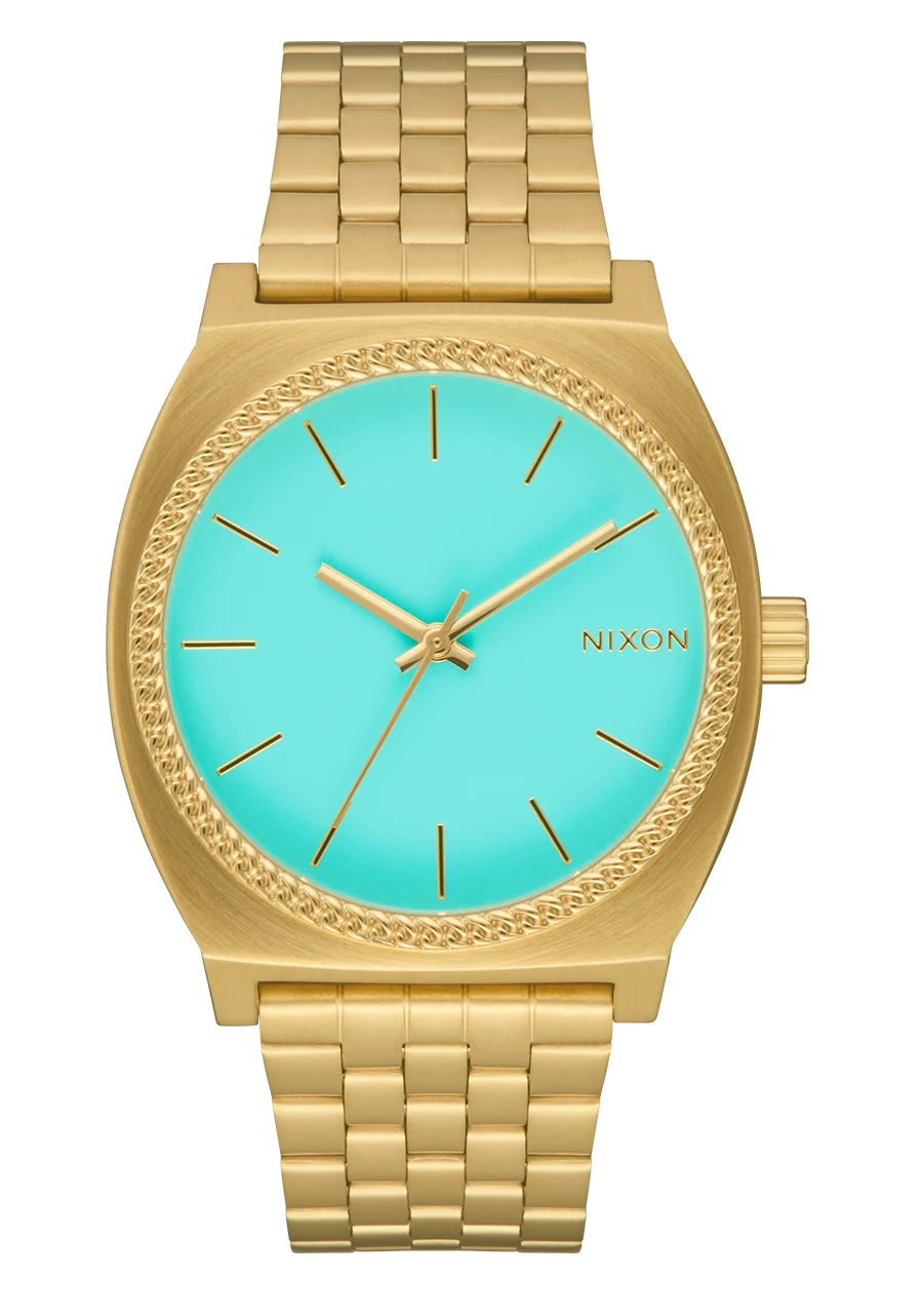 Nixon Time Teller Gold/ Turqouise/ Gold A045 5345-00