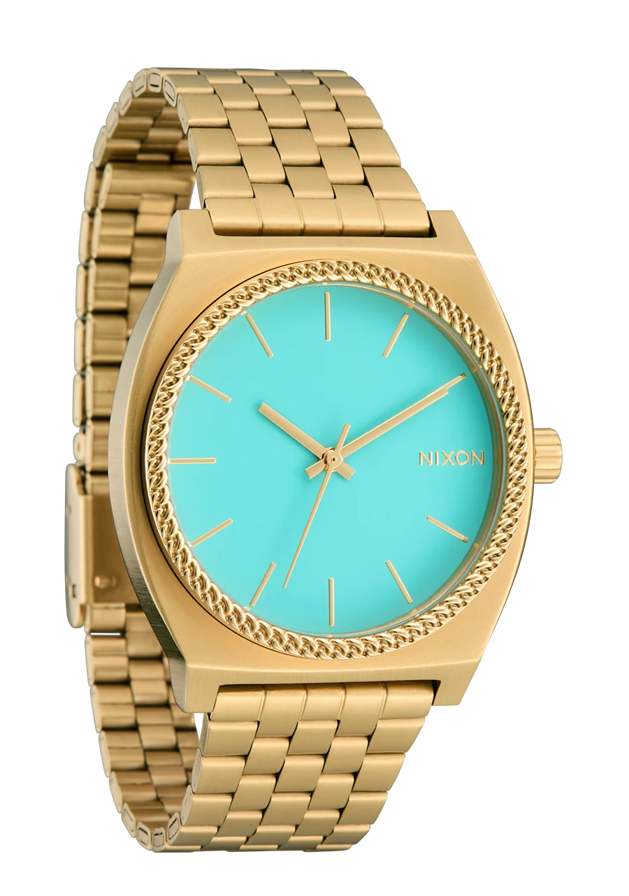 Nixon Time Teller Gold/ Turqouise/ Gold A045 5345-00
