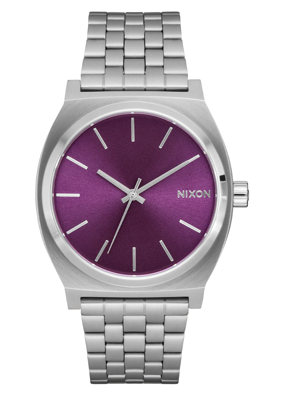 Nixon Time Teller Silver/Purple Sunray A045-5390-00