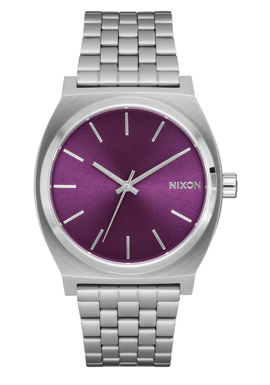 Nixon Time Teller Silver/Purple Sunray A045-5390-00