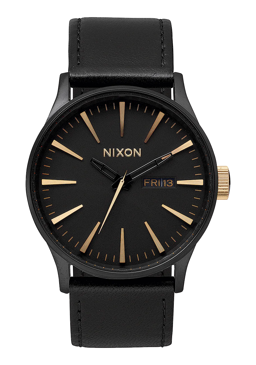 Nixon Sentry Matte Black/ Gold A105 1041-00