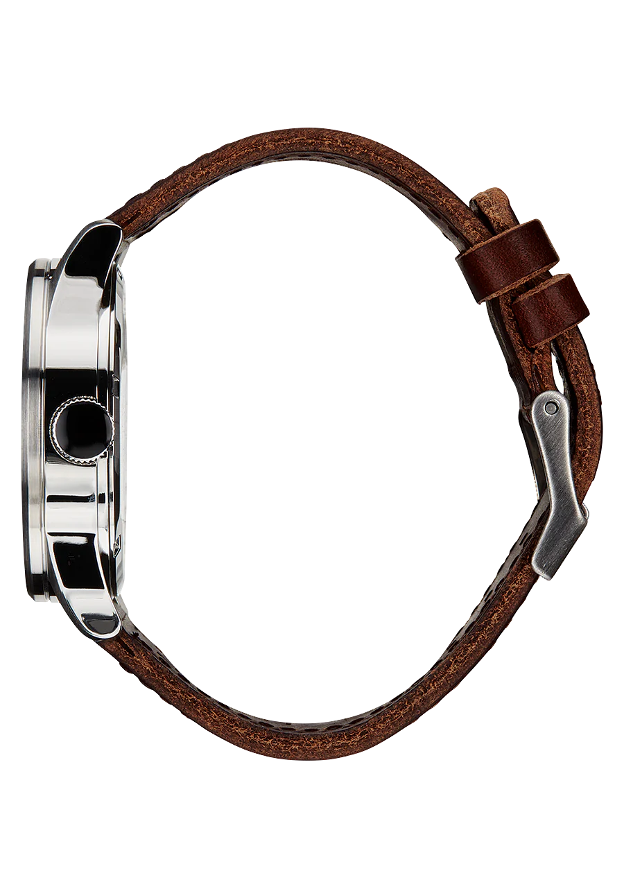 Nixon Sentry Leather Blue / Brown A105 1524-00