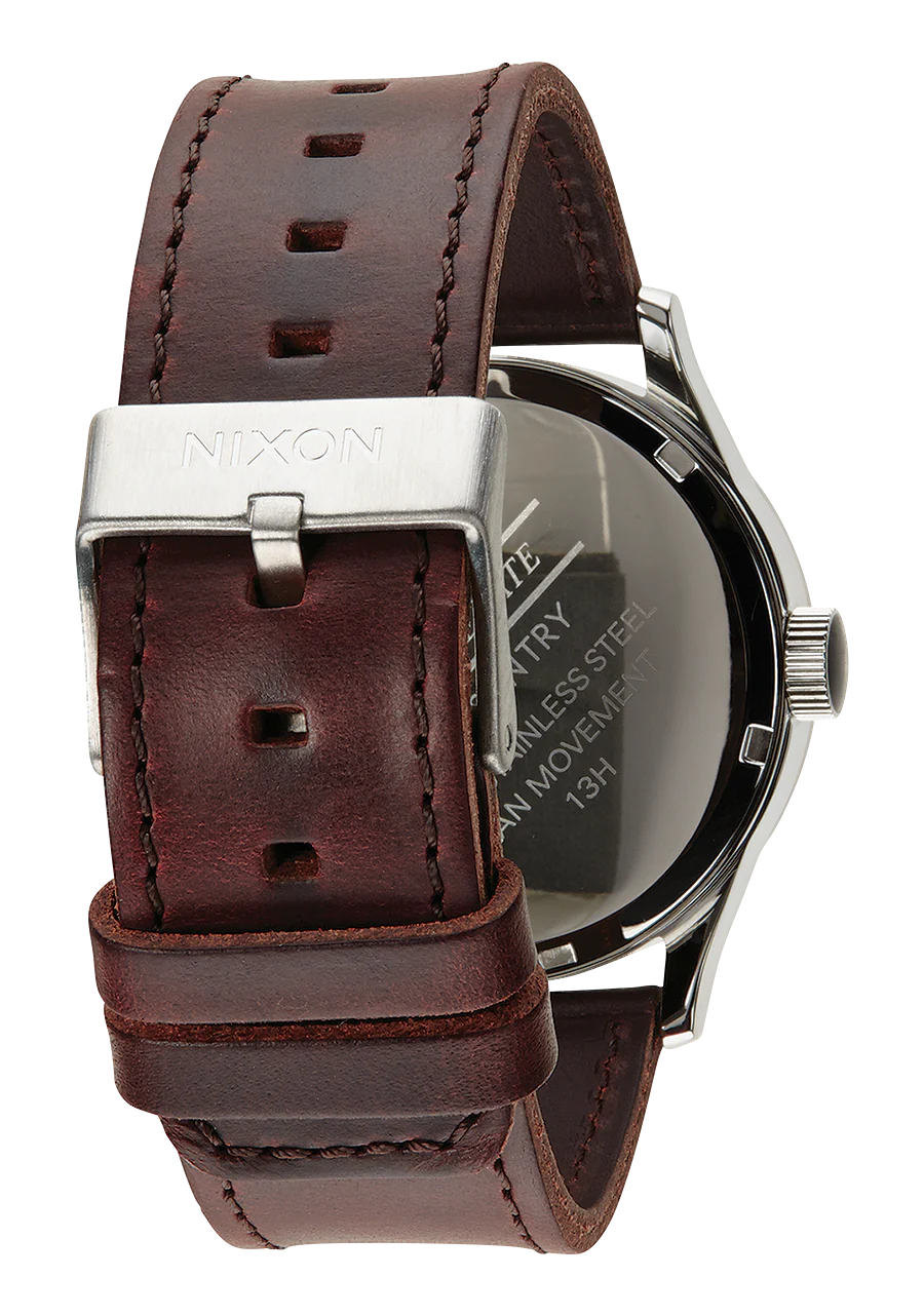 Nixon Sentry Leather Blue / Brown A105 1524-00