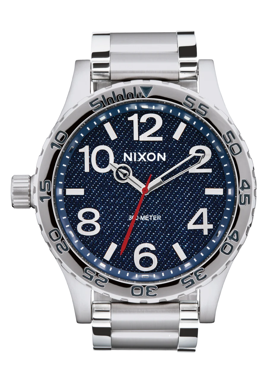 Nixon 51-30 Denim Collection Silver/Denim A1246 5245-00