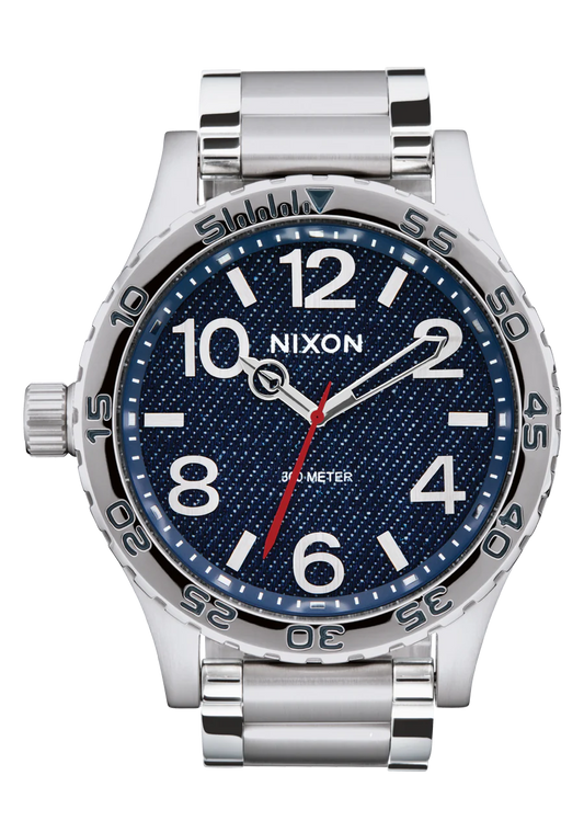 Nixon 51-30 Denim Collection Silver/Denim A1246 5245-00