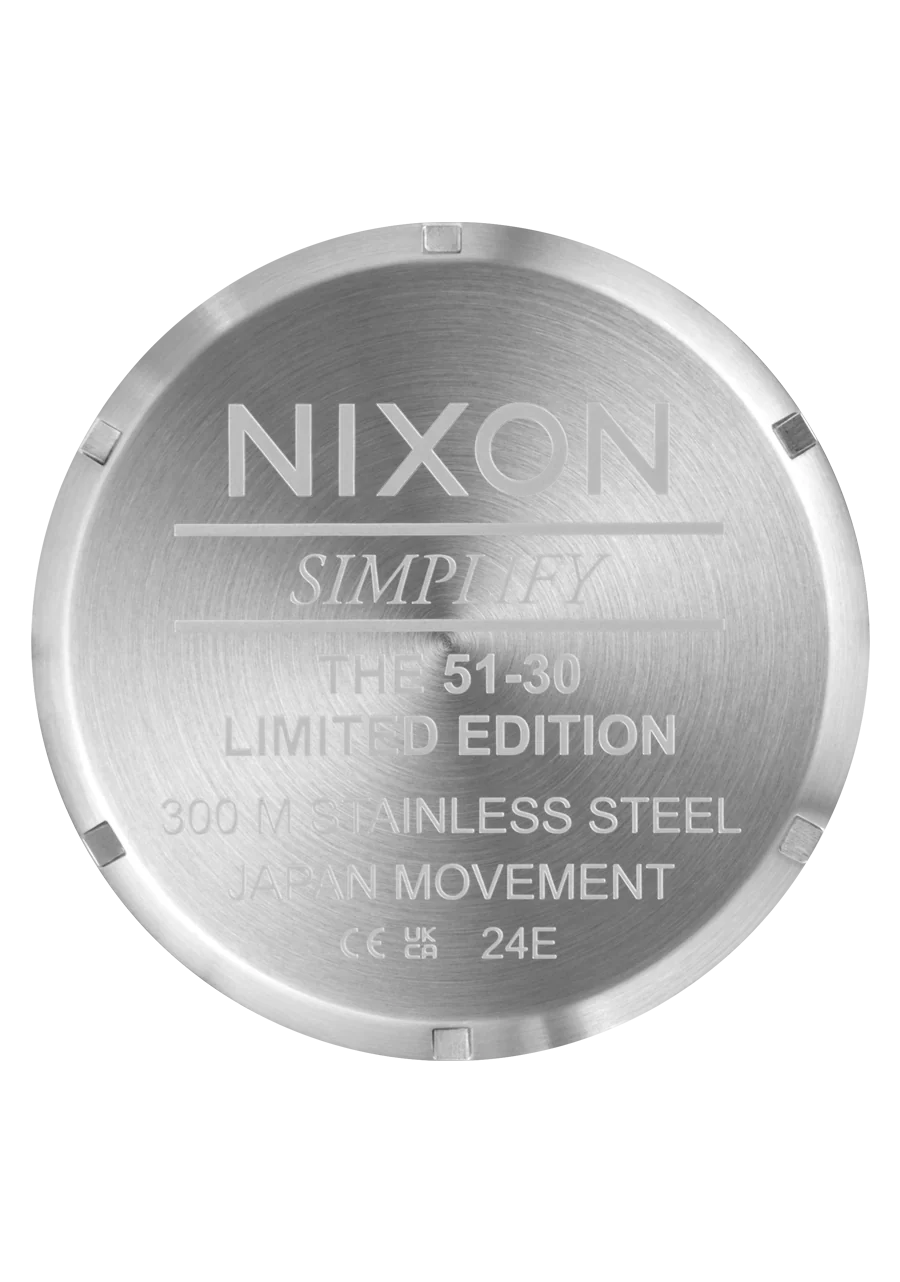 Nixon 51-30 Denim Collection Silver/Denim A1246 5245-00