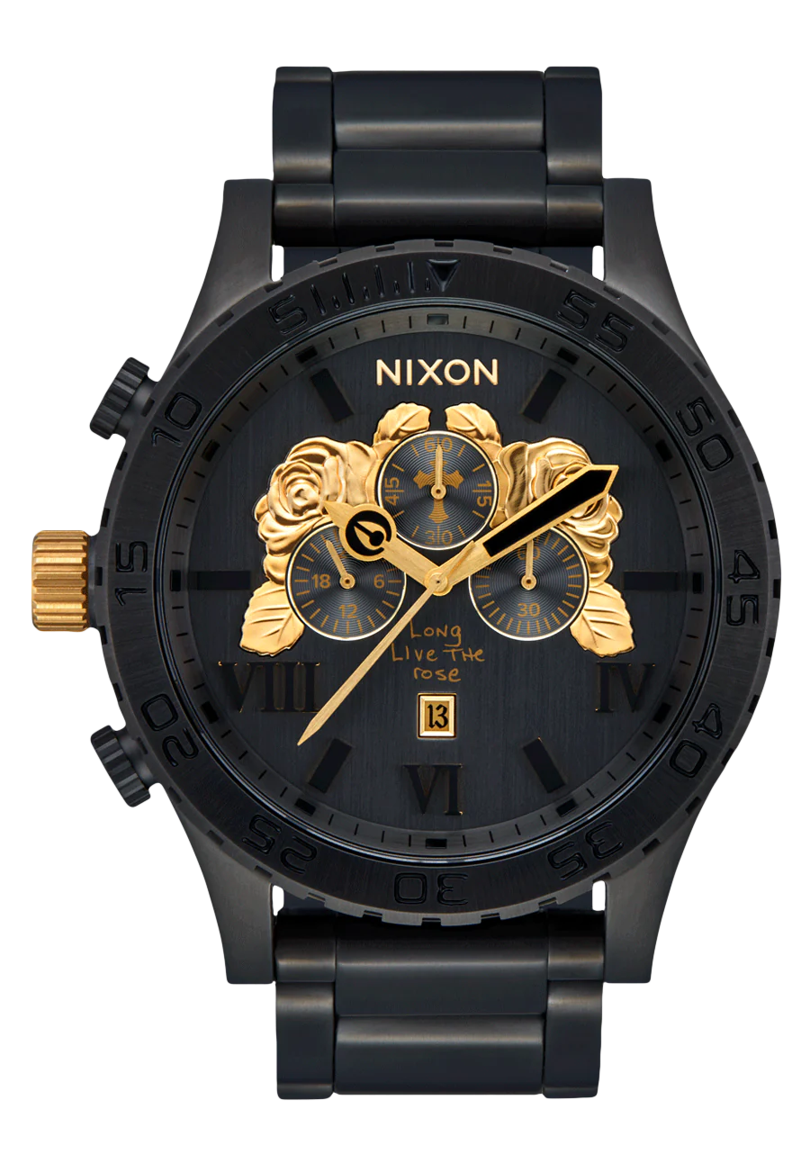 Nixon 2PAC 51-30 Chrono Black/ Gold A1376-010-00