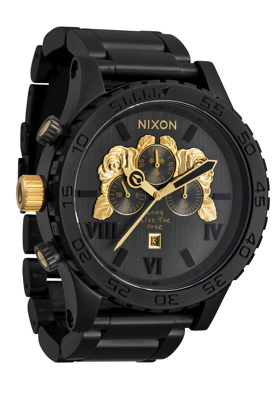 Nixon 2PAC 51-30 Chrono Black/ Gold A1376-010-00