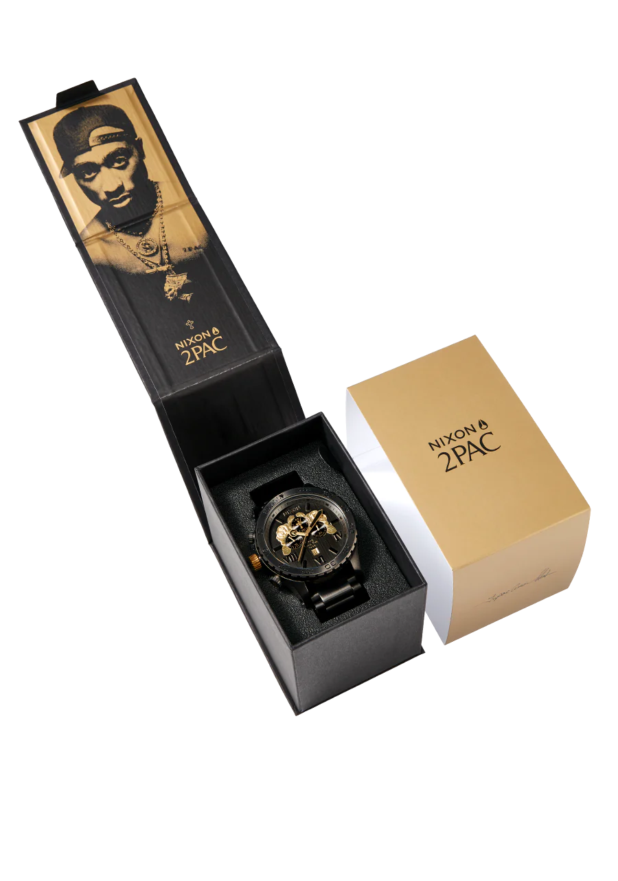 Nixon 2PAC 51-30 Chrono Black/ Gold A1376-010-00