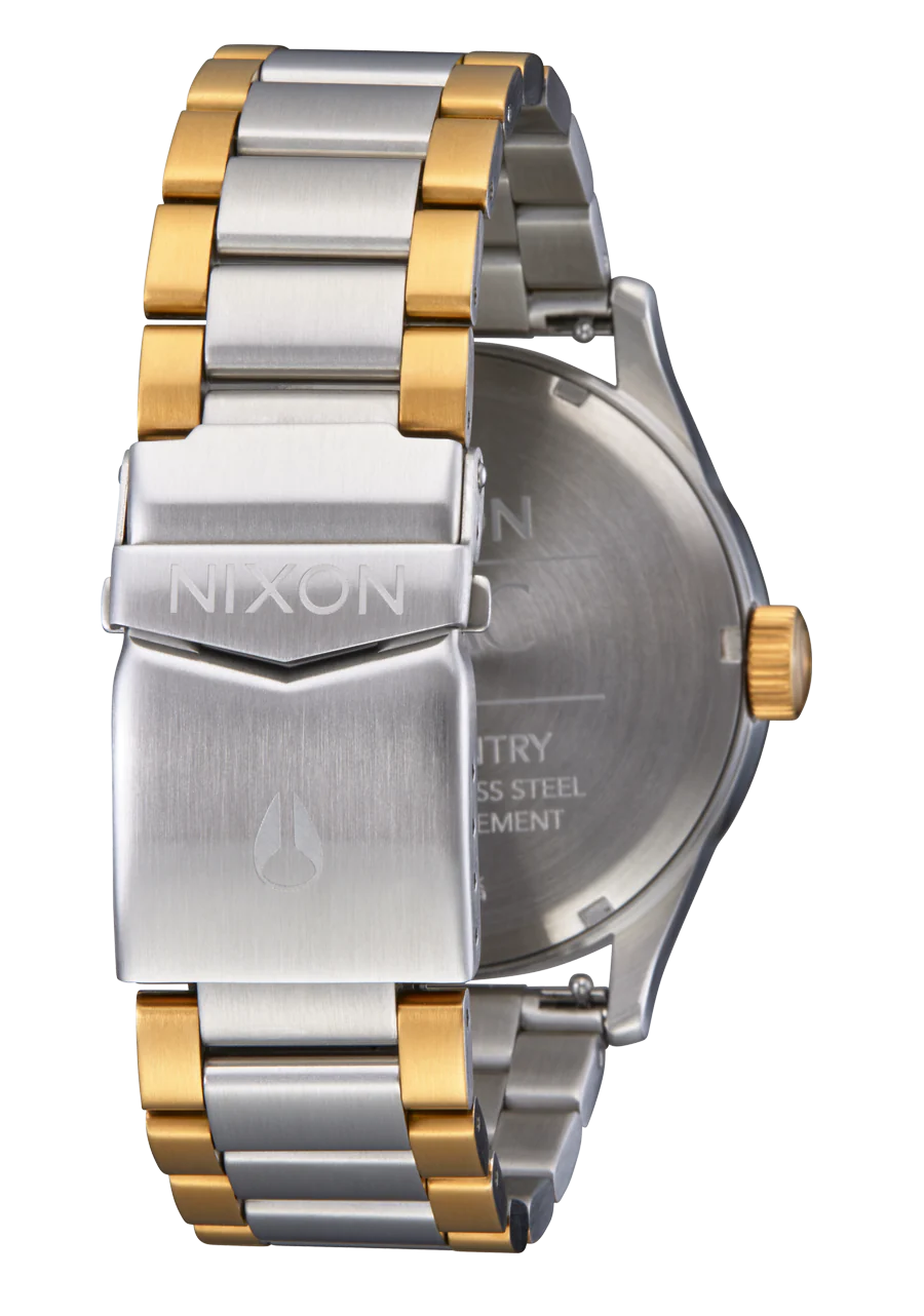 Nixon Stainless Steel 2PAC Collab Watch Gold/Silver/Black A1379-5196-00
