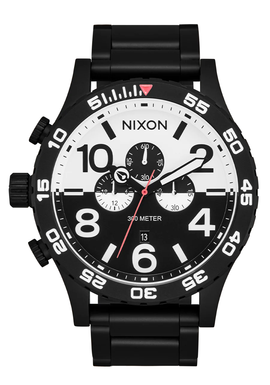 Nixon 51-30 Chrono Black/ White/ Black A1389-2052-00