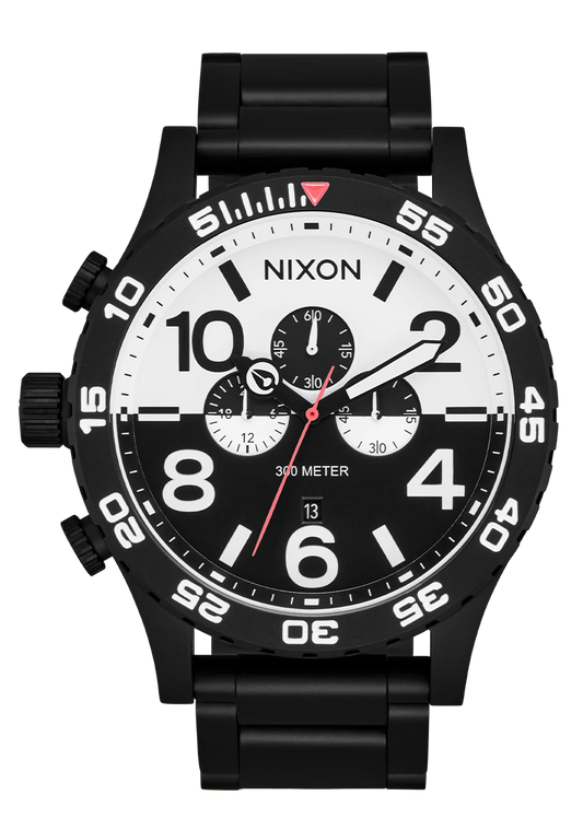 Nixon 51-30 Chrono Black/ White/ Black A1389-2052-00