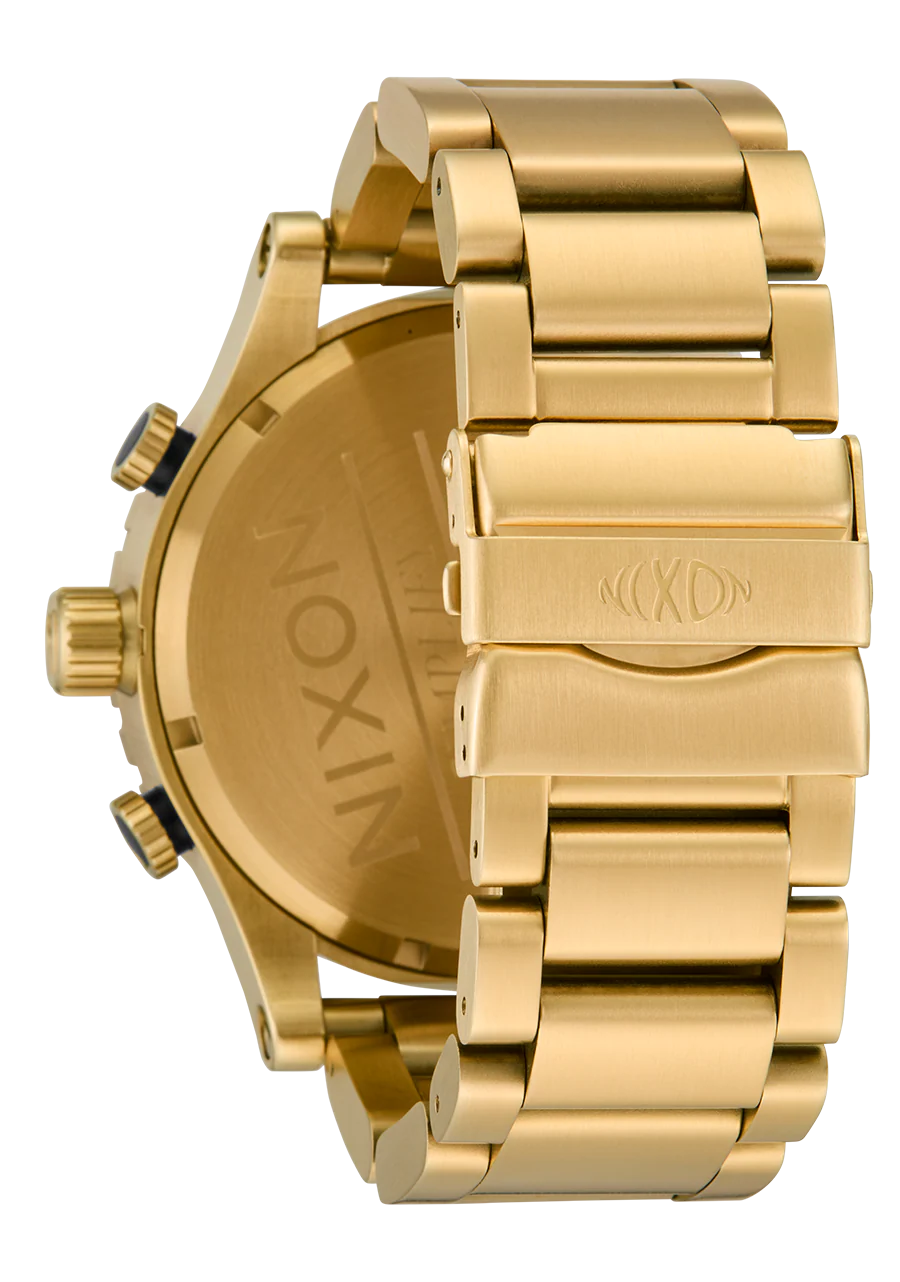 Nixon 51-30 Chrono 4th Dim Gold/ Black A1389 5358-00