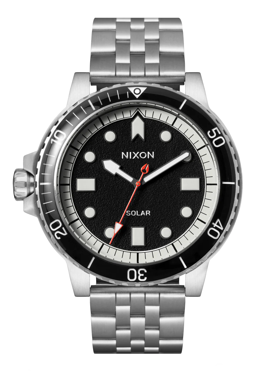 NIXON Stinger 44 Solar Silver/ Black/ White A1402 5233-00