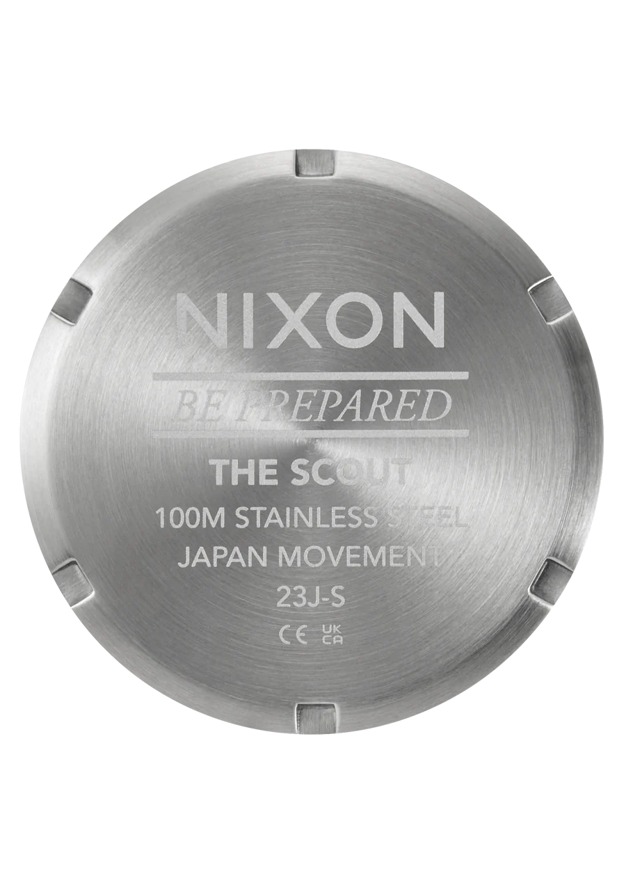 Nixon Scout Silver/ Charcoal A1409 5258-00