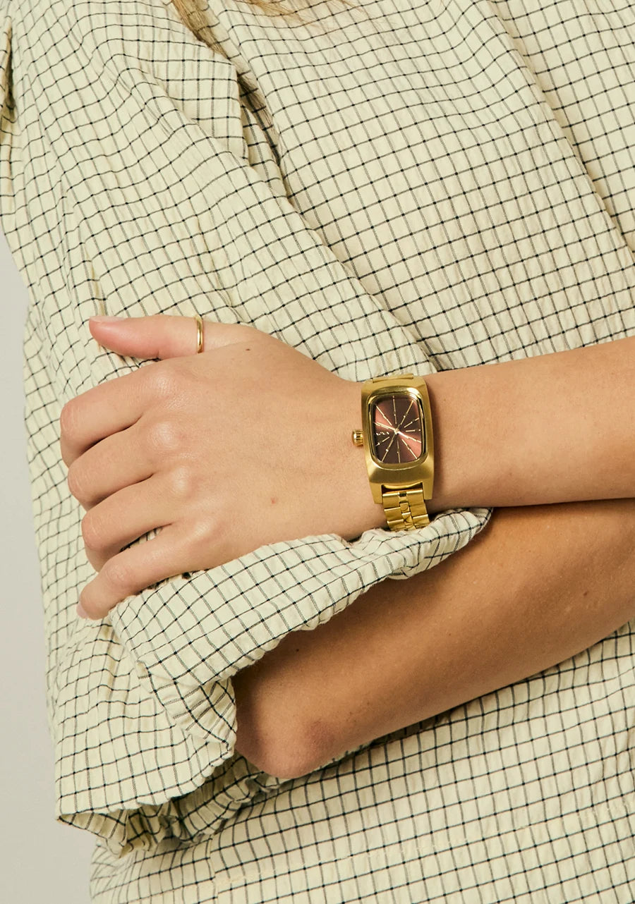 Nixon Frankie Mid Century/Gold/Cognac A1441-5396-00