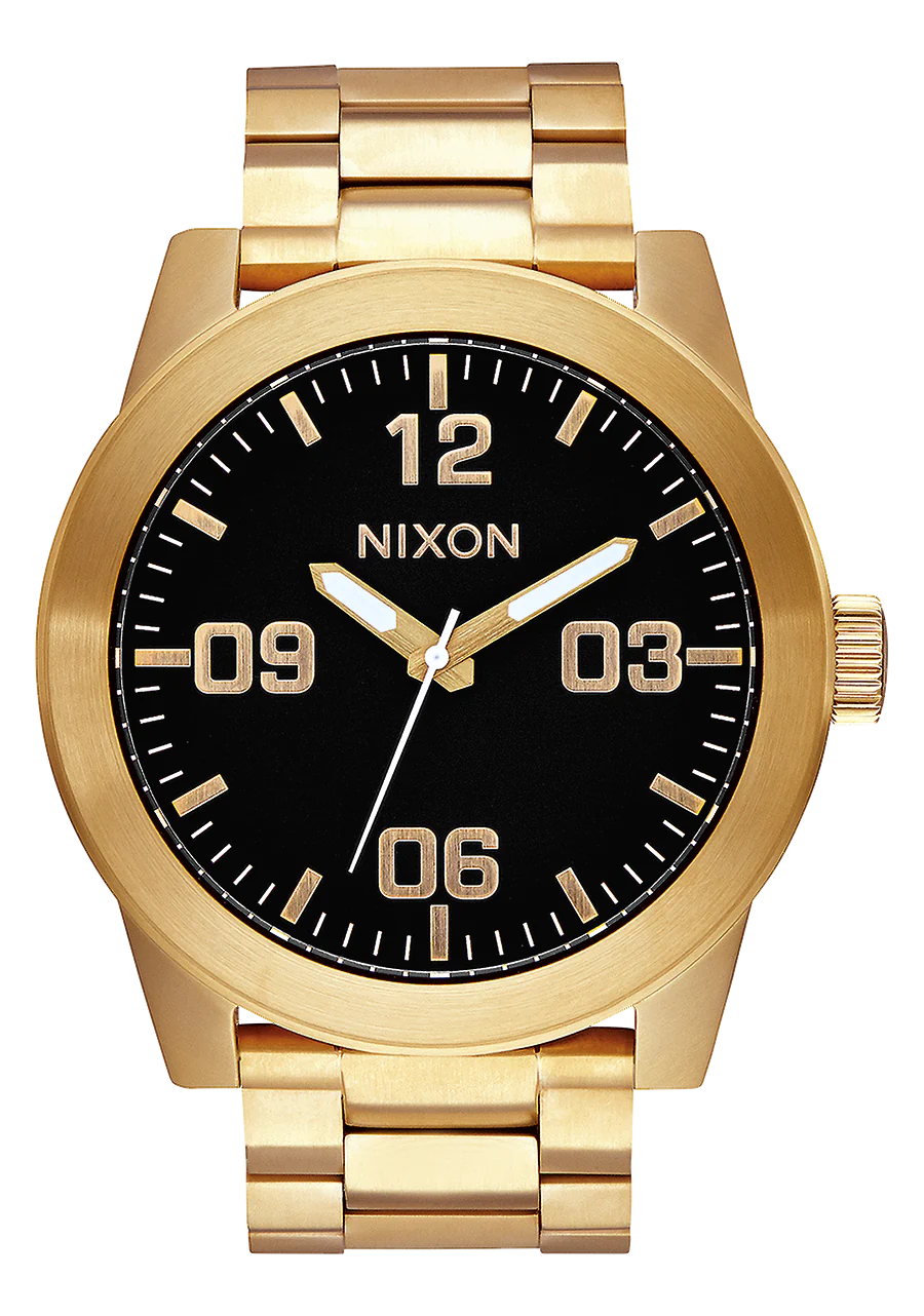 Nixon Corporal Stainless Steel All Gold/ Black A346 510-00