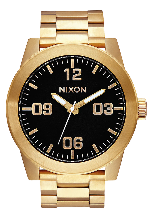 Nixon Corporal Stainless Steel All Gold/ Black A346 510-00