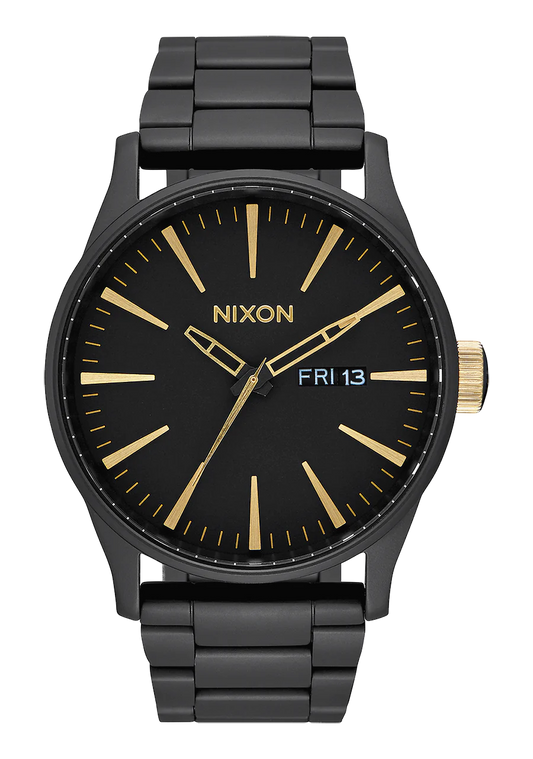 NIXON Sentry SS Matte Black/Gold A356-1041-00