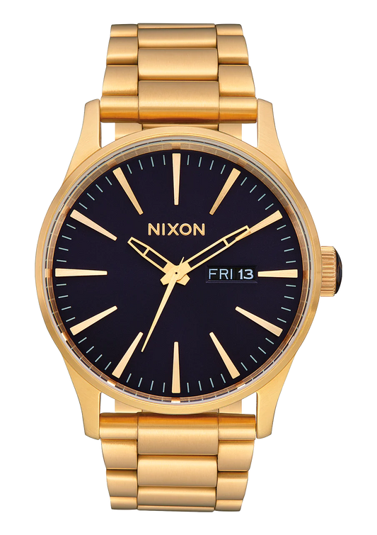 Nixon Sentry Stainless Steel Gold/ Indigo A356 2033-00