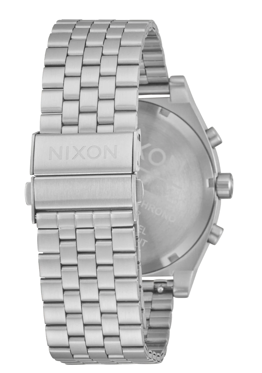Nixon Time Teller Chrono Silver/ Purple Sunray A972-5390-00