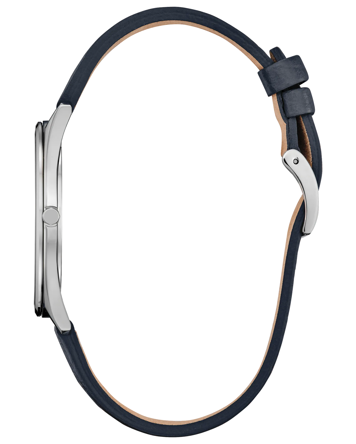 Citizen Suratto Classic Eco-Drive Watch Blue Dial Black Leather Strap AR3120-08L