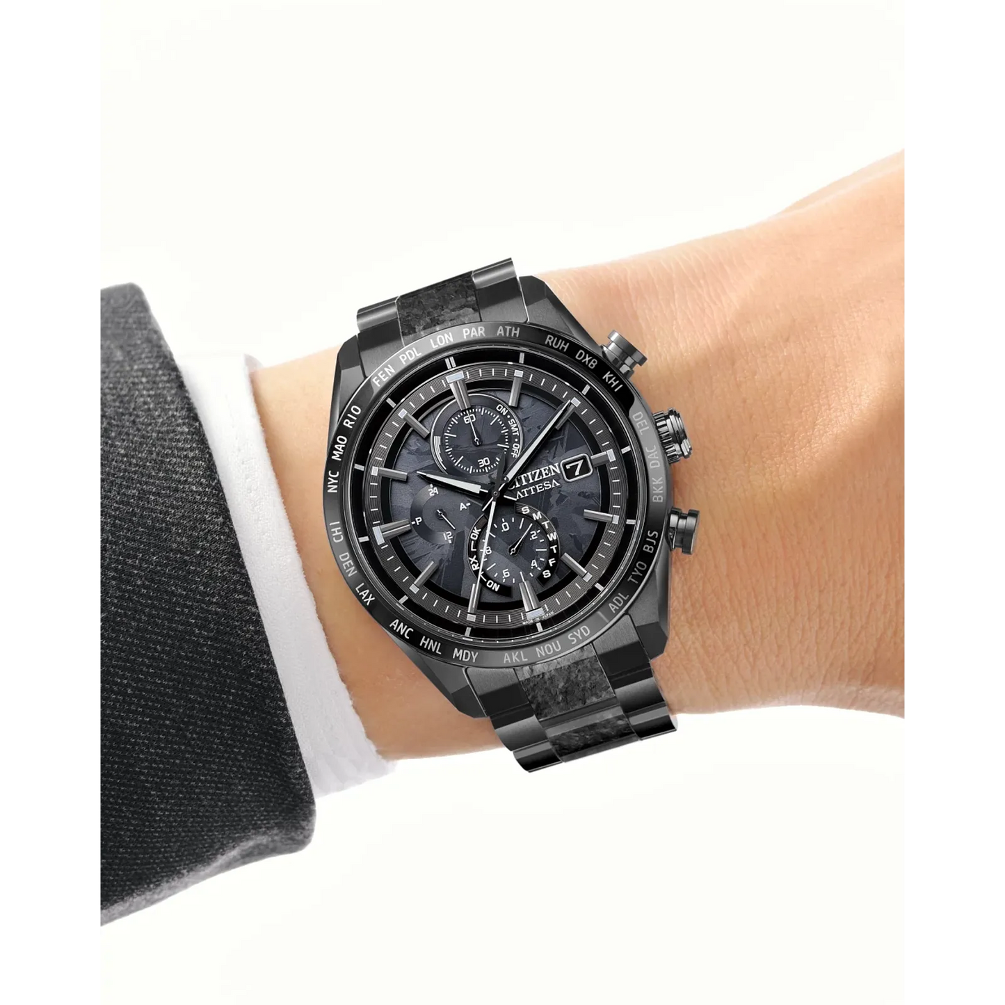 Citizen Attesa Limited Edition Hakuto-R Atomic Timekeeping Super Titanium Gray Dial AT8287-62E