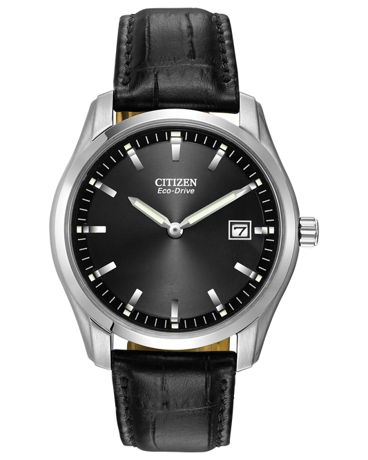 Citizen Corso Eco-Drive Black Dial Black Strap AU1040-08E
