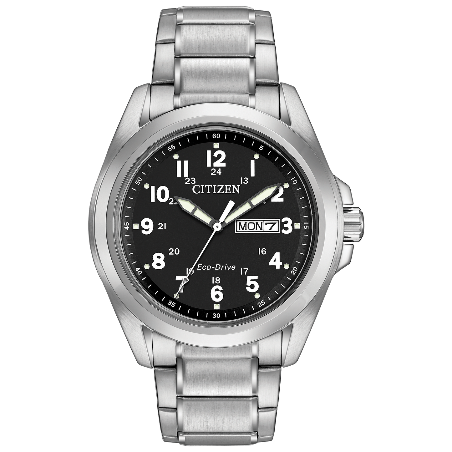 Citizen Eco-Drive Garrison Black Dial AW0050-82E