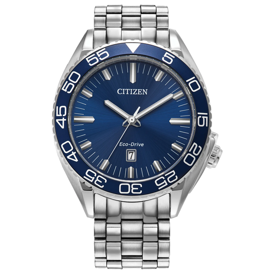 Citizen Carson Blue Dial Stainless Steel Bracelet AW1770-53L