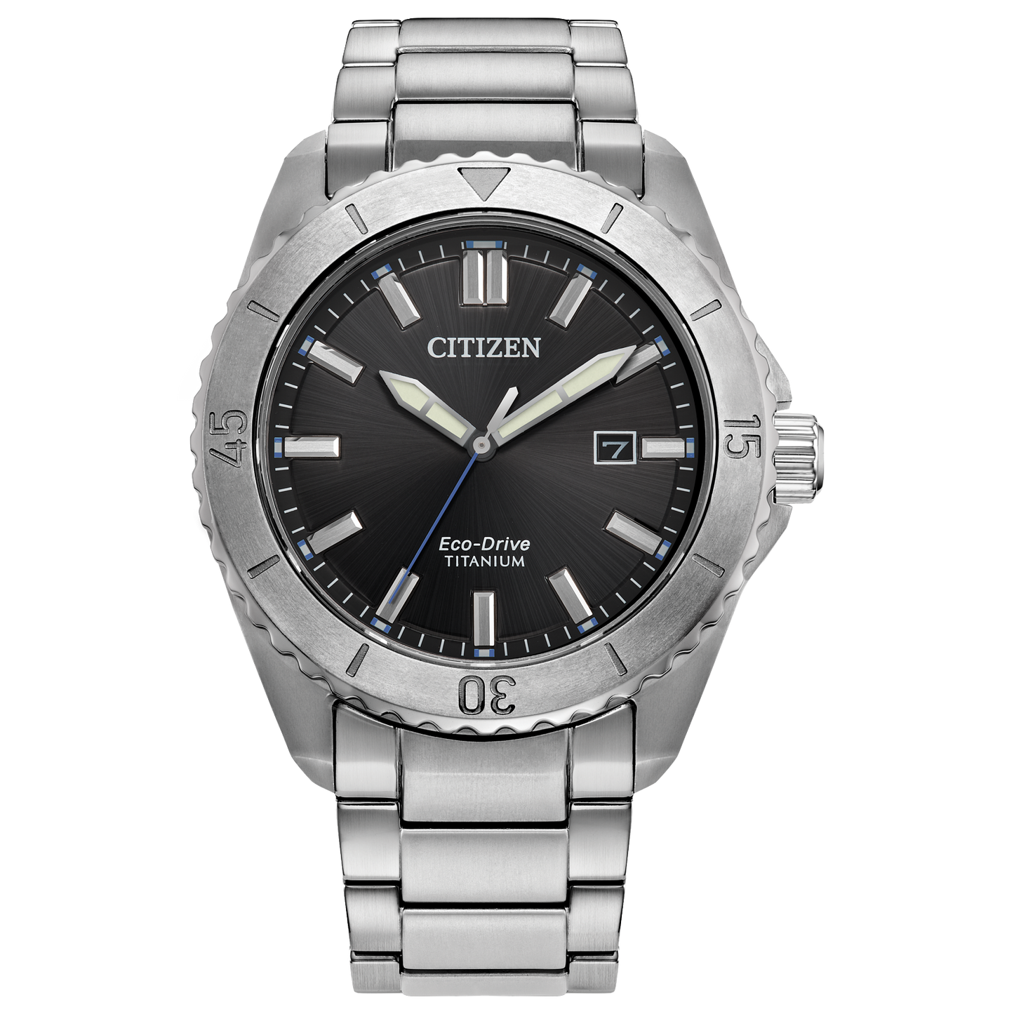 Citizen Brycen Black Dial Super Titanium Bracelet AW1840-50E