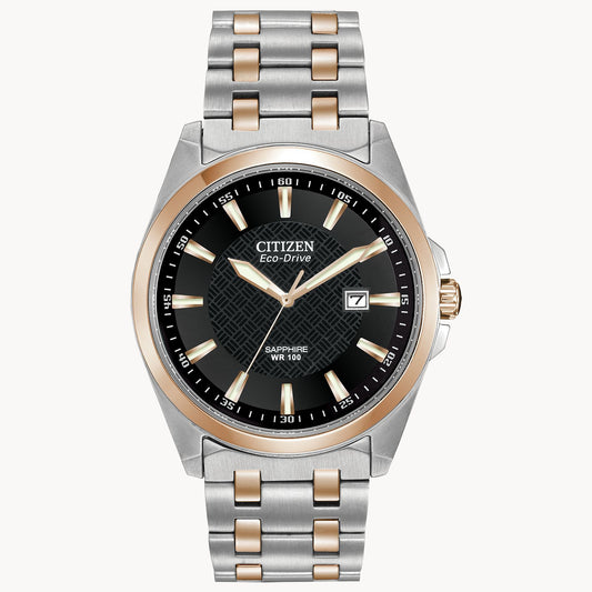 Citizen Corso Black Dial Stainless Steel BM7106-52E