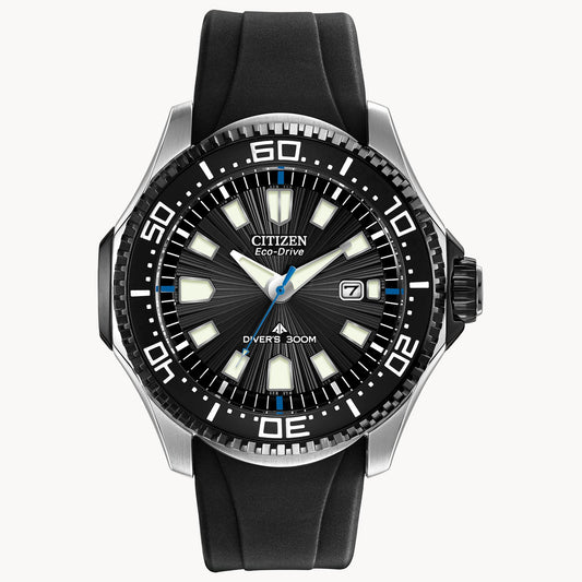 Citizen Promaster Dive Black Dial Black Polyurethane Strap BN0085-01E